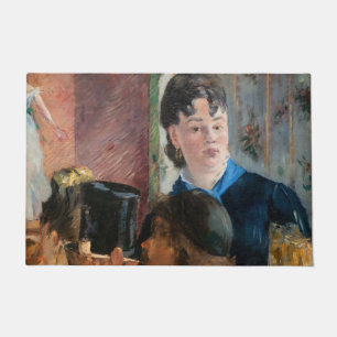 Edouard Manet - Kellnerin serviert Bier Fußmatte
