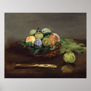 Edouard Manet - Korb mit Früchten Poster