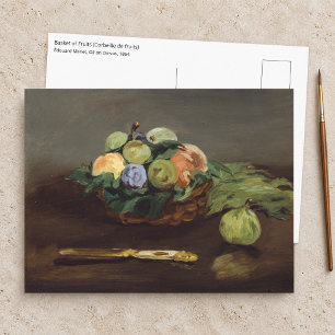 Edouard Manet - Korb mit Früchten Postkarte