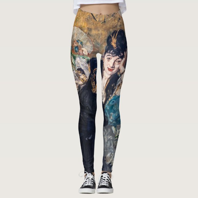 Edouard Manet - Lady with Fans Leggings (Vorderseite)