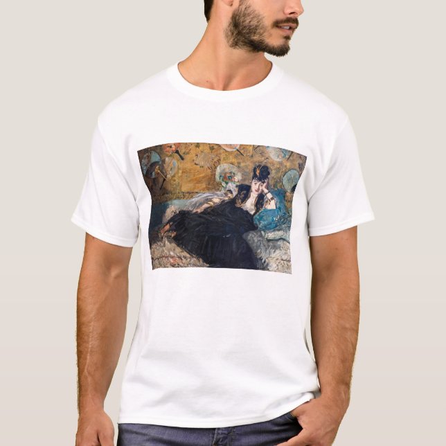 Edouard Manet - Lady with Fans T-Shirt (Vorderseite)