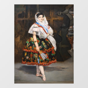 Edouard Manet - Lola de Valence Fensteraufkleber