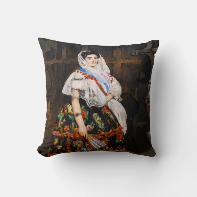 Edouard Manet - Lola de Valence Kissen (Vorderseite)