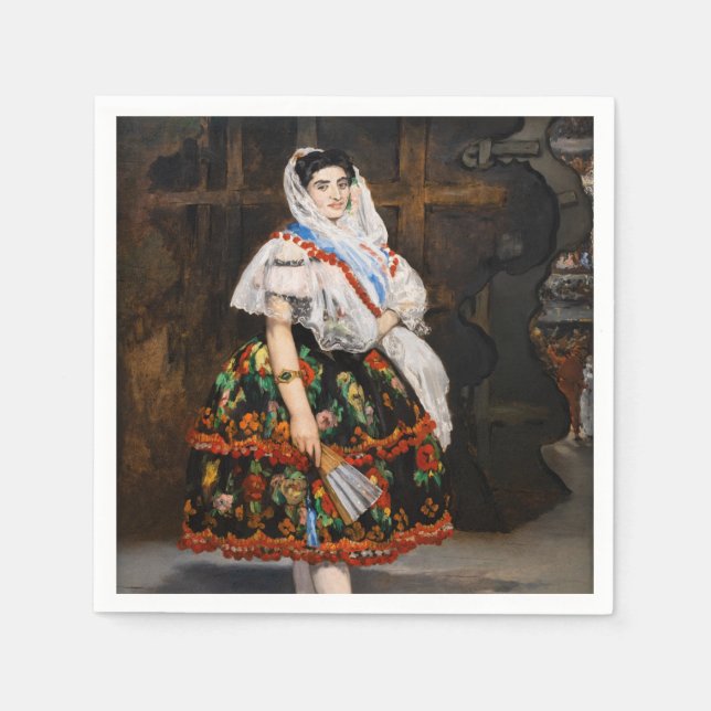 Edouard Manet - Lola de Valence Serviette (Vorderseite)