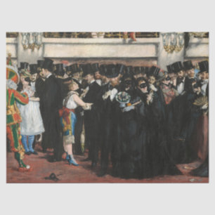 Edouard Manet - Maskierter Ball an der Oper Seidenpapier