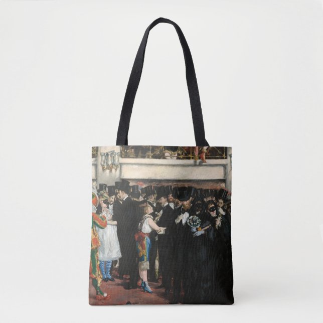 Edouard Manet - Maskierter Ball an der Oper Tasche (Vorderseite)