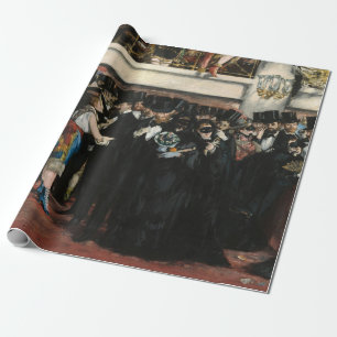 Edouard Manet - Maskierter Ball im Opernhaus Geschenkpapier