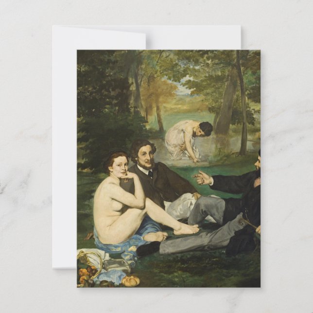 Edouard Manet - Mittagessen im Gras (Vorderseite)