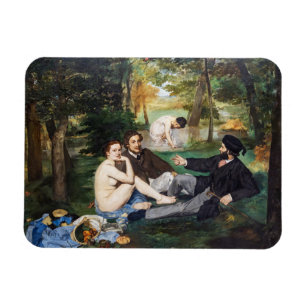 Edouard Manet - Mittagessen im Gras Magnet
