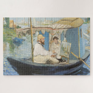 Edouard Manet - Monetmalerei auf seinem Studio-Boo