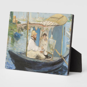 Edouard Manet - Monetmalerei auf seinem Studio-Boo Fotoplatte