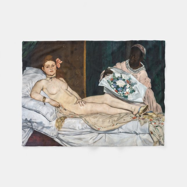Edouard Manet - Olympia Fleecedecke (Vorderseite (Horizontal))