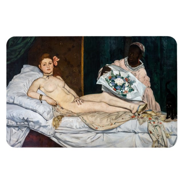 Edouard Manet - Olympia Magnet (Horizontal)