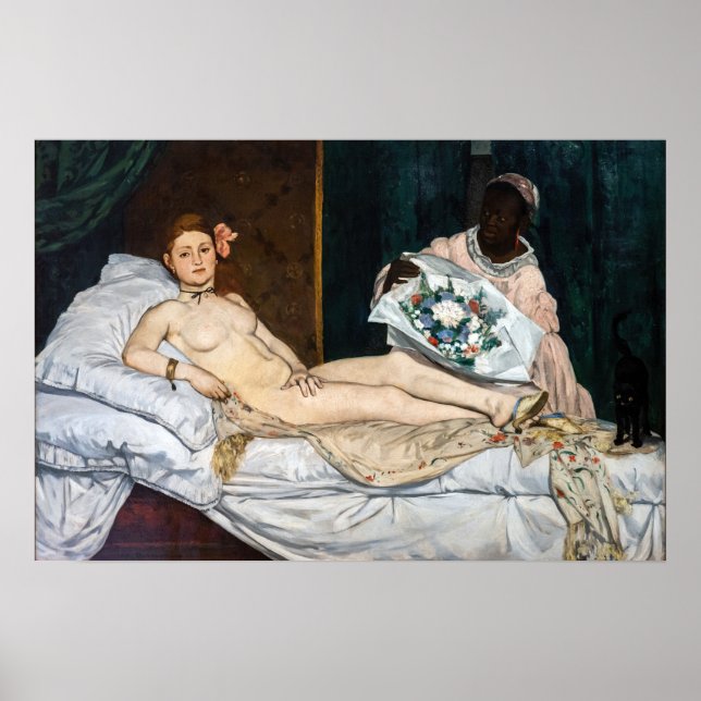 Edouard Manet - Olympia Poster (Vorne)