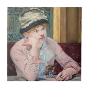 Edouard Manet - Pflaumenbrandy Fliese