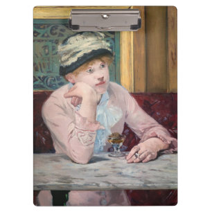 Edouard Manet - Pflaumenbrandy Klemmbrett