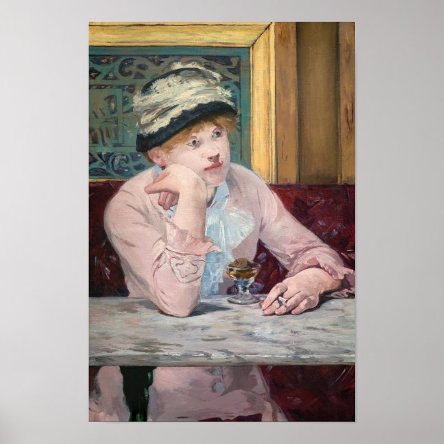 Edouard Manet - Plum Brandy Poster (Vorne)