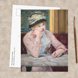 Edouard Manet - Plum Brandy Postkarte