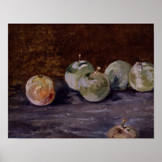 Edouard Manet - Plums Poster (Vorne)