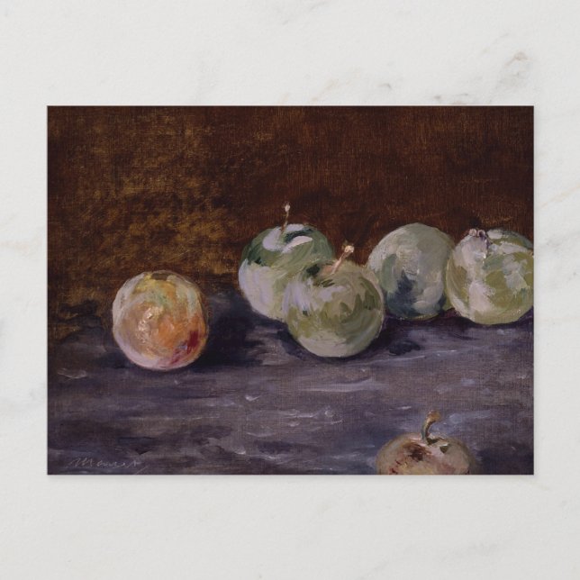 Edouard Manet - Plums Postkarte (Vorderseite)