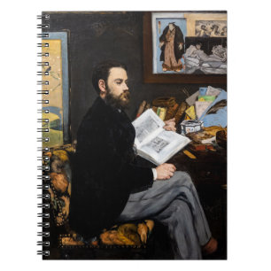 Edouard Manet - Portrait von Emile Zola Notizblock