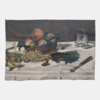 Edouard Manet - Stillleben, Früchte auf einem Tisc