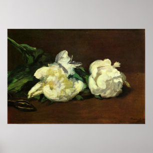 Edouard Manet - Stillleben mit Peonies Poster