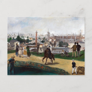 Édouard Manet von der Weltausstellung 1867 Postkarte