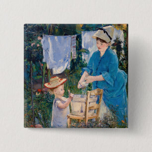 Edouard Manet - Wäsche Button