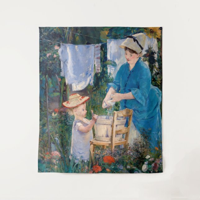 Edouard Manet - Wäsche Wandteppich (Vorderseite)