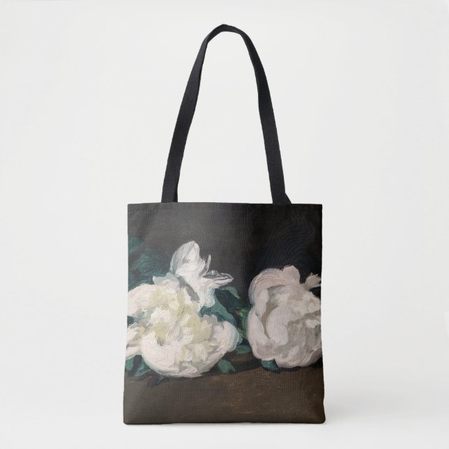 Edouard Manet - Zweig der Weißen Peonies, Secateur Tasche (Vorderseite)