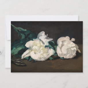 Edouard Manet - Zweig weißer Pfingstrosen, Heckens Einladung
