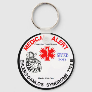 Eds-Art 3 mit TÖPFE MCAD medizinischem Alarm mit Schlüsselanhänger