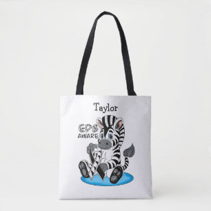 EDS Awareness Zebra Ribbon Tasche