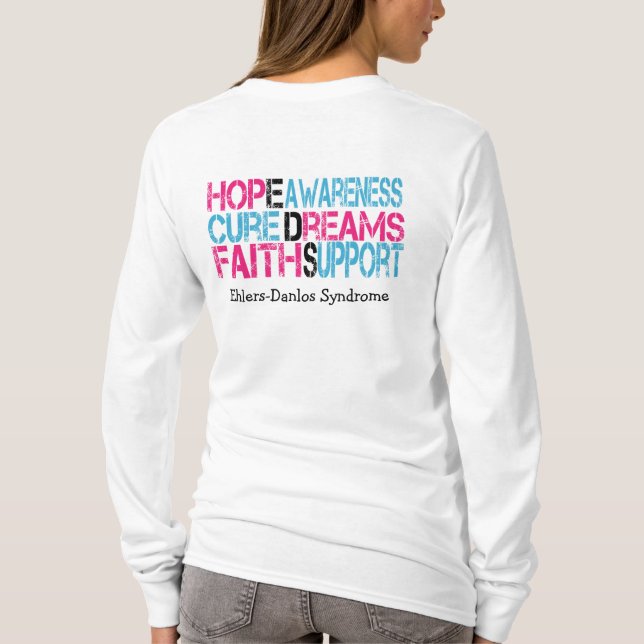 Eds-Bewusstseins-Hoffnungs-Heilungs-Shirt T-Shirt (Rückseite)