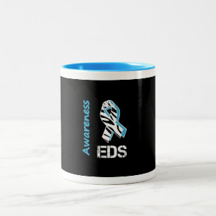 Eds-Bewusstseinzebra-Streifen-Band-Tasse Zweifarbige Tasse