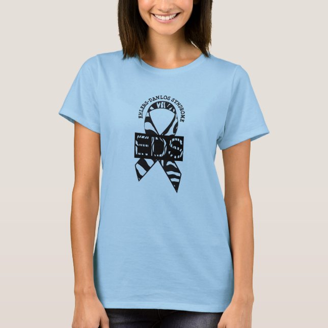EDS Ehlers-Danlos Syndrom Sensibilisierungs-Shirt T-Shirt (Vorderseite)
