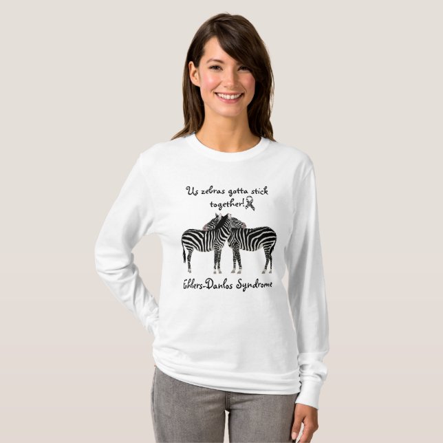 EDS Ehlers-Danlos-Syndrom Unterstützung Sensibilis T-Shirt (Vorne ganz)