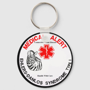 Eds-Typ- 1medizinischer Alarm mit Schlüsselanhänger