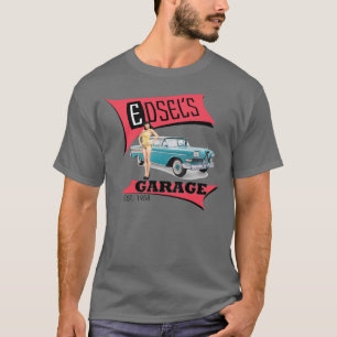 Edsel's Garage in Rosa T-Shirt