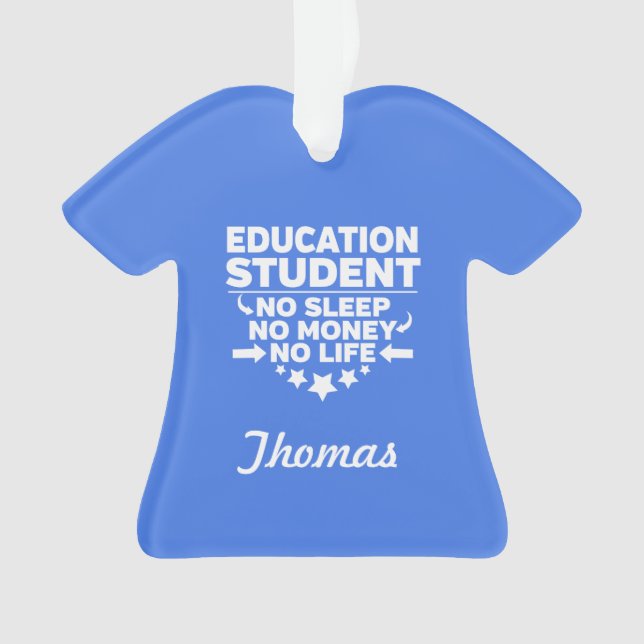 Éducation Étudiant Pas de vie ou d'argent (devant)