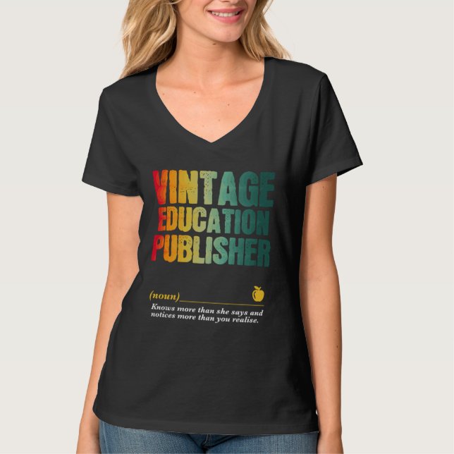 Education Publisher Appreciation Week Back to Scho T-Shirt (Vorderseite)