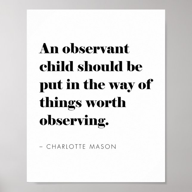 Educational Inspirational Modern Minimalistisch Po Poster (Vorne)