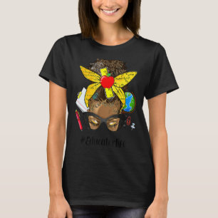 Educational Life Black History Königin Melanin Pri T-Shirt