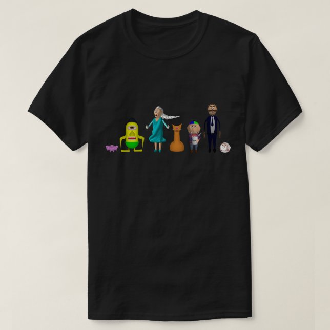EdukayFUN T-shirt (With Johnny, Papa, Ulsa & more) (Design devant)