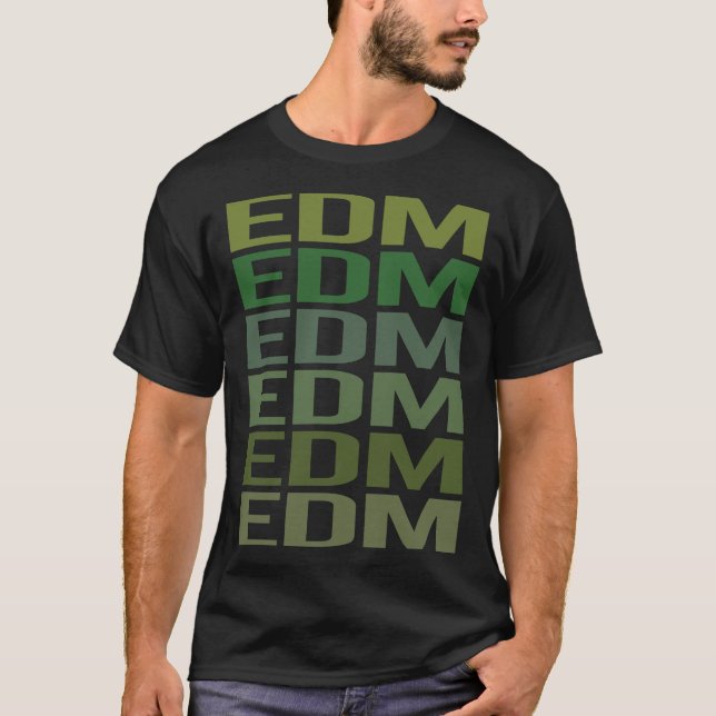 EDV im grünen Text T-Shirt (Vorderseite)