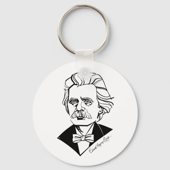 Edvard Grieg Schlüsselanhänger (Vorderseite)