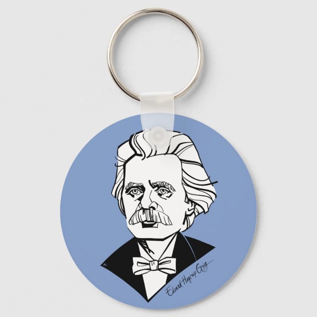 Edvard Grieg Schlüsselanhänger (Vorderseite)