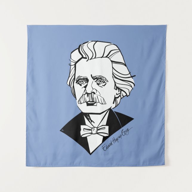 Edvard Grieg Wandteppich (Vorderseite)