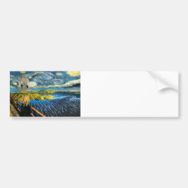 Edvard Meets Vincent Autoaufkleber